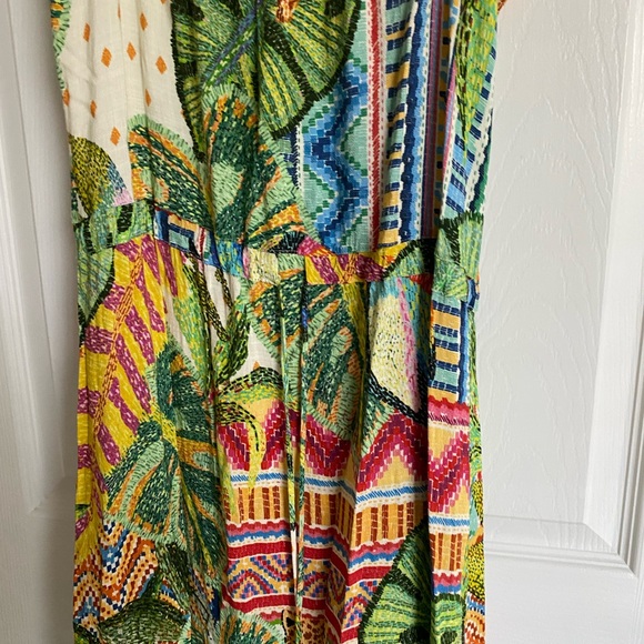 FARM Rio Brazil Tropical Farm Freshness Cropped Maxi Dress, US Size L 🇧🇷 - Picture 12 of 13